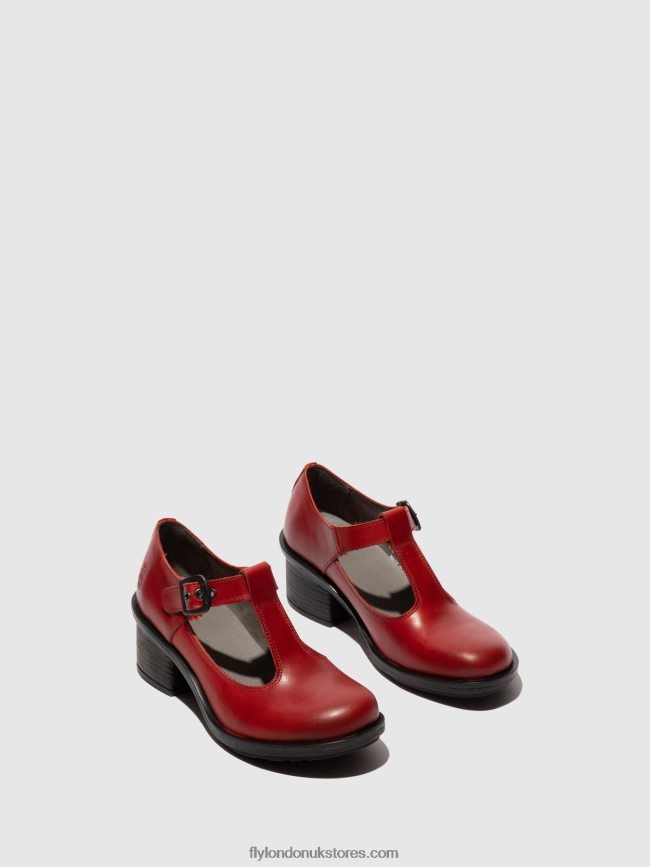 Mary Jane Shoes CADY180 Women Fly London 4V24RT646 RED