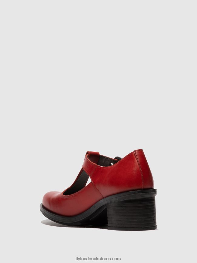 Mary Jane Shoes CADY180 Women Fly London 4V24RT646 RED