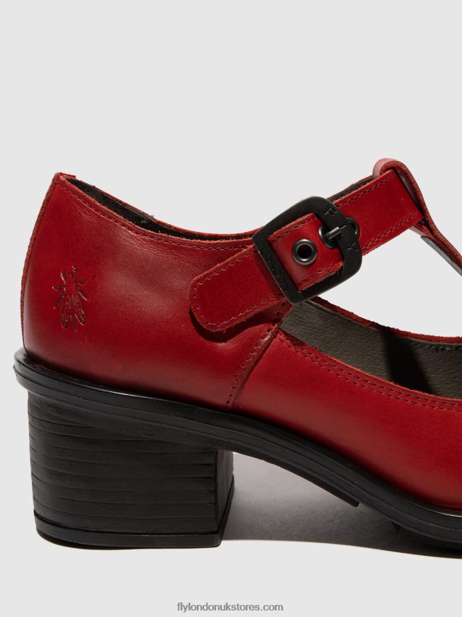 Mary Jane Shoes CADY180 Women Fly London 4V24RT646 RED