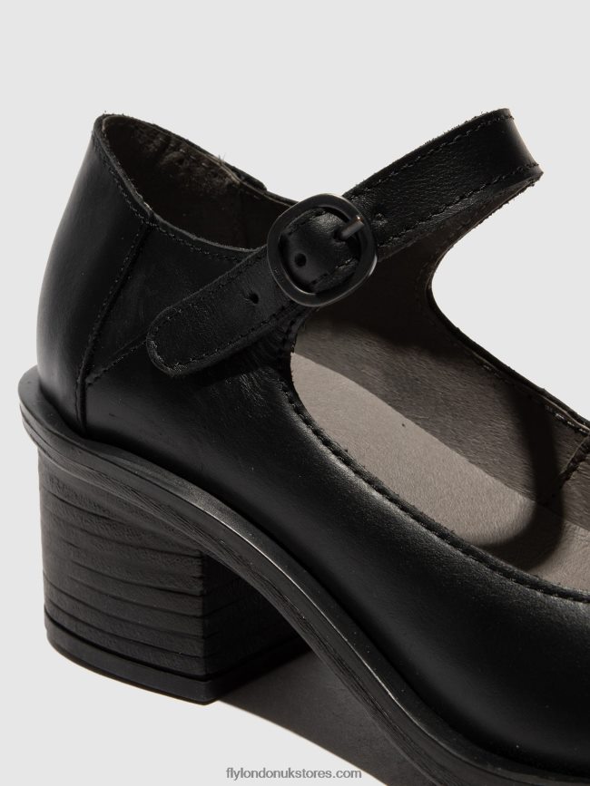 Mary Jane Shoes CODY877 Women Fly London 4V24RT647 BLACK