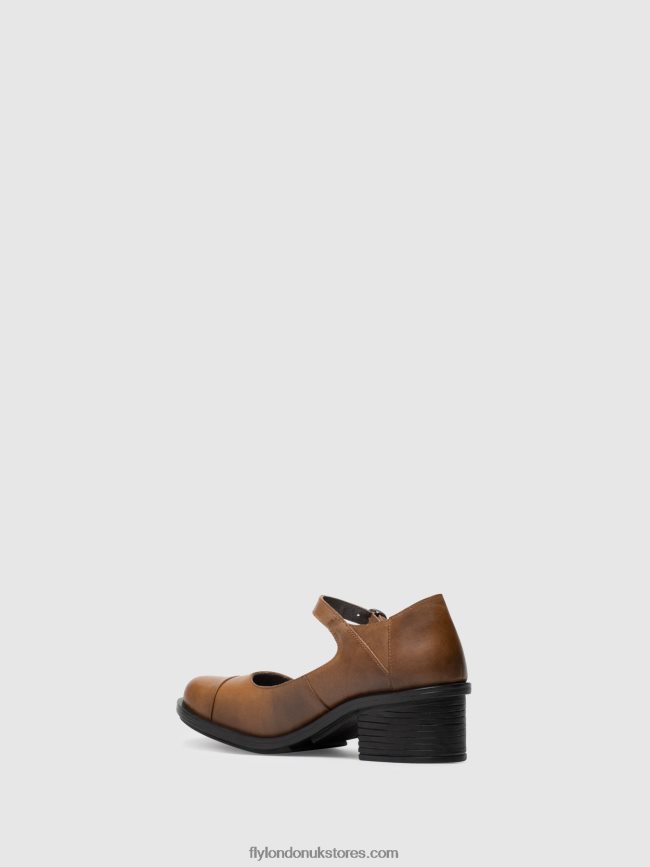 Mary Jane Shoes CODY877 Women Fly London 4V24RT648 CAMEL