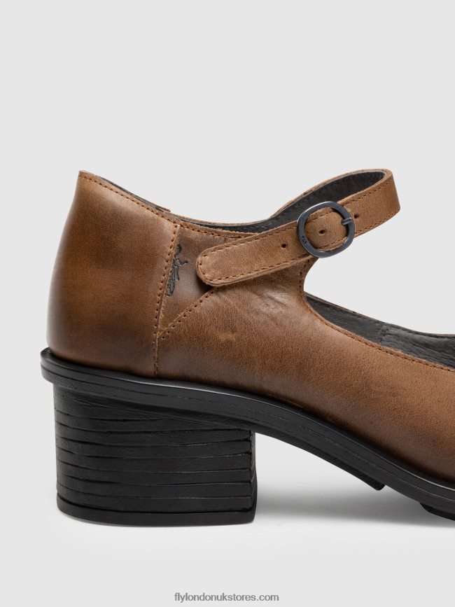 Mary Jane Shoes CODY877 Women Fly London 4V24RT648 CAMEL