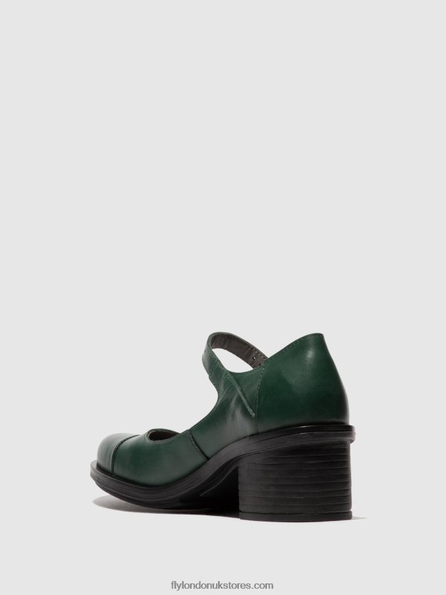 Mary Jane Shoes CODY877 Women Fly London 4V24RT649 PETROL