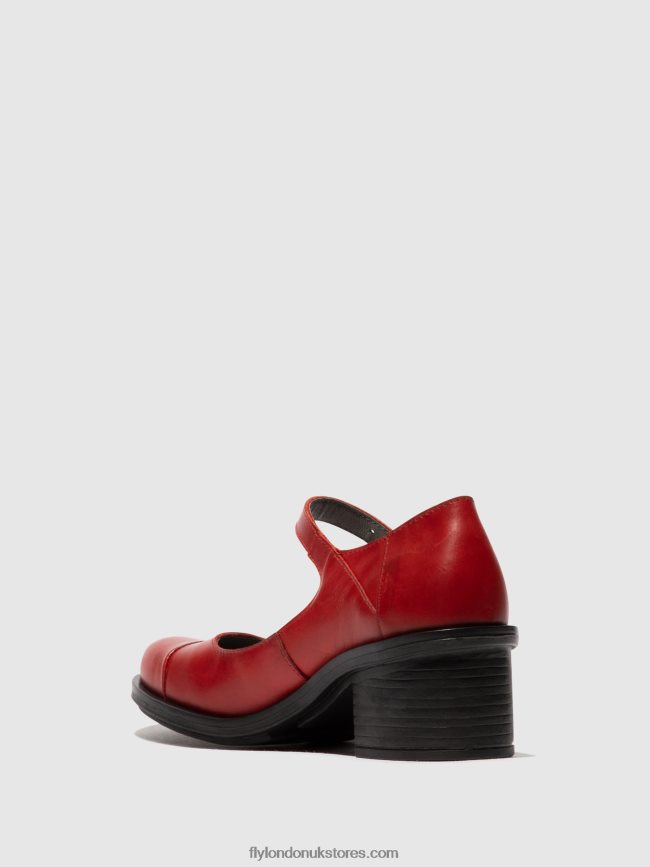 Mary Jane Shoes CODY877 Women Fly London 4V24RT650 RED