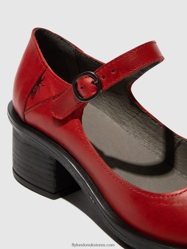 Mary Jane Shoes CODY877 Women Fly London 4V24RT650 RED