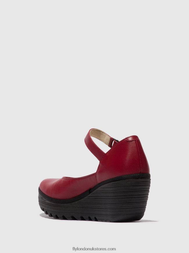 Mary Jane Shoes YAWO345 Women Fly London 4V24RT669 RED