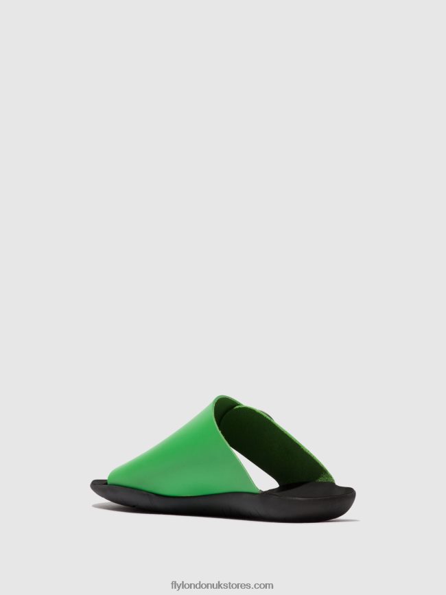 Open Toe Mules MICA758 Women Fly London 4V24RT369 AVOCADO