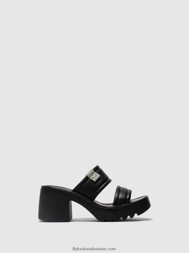 Slip-on Mules MAVA432 Women Fly London 4V24RT362 BLACK