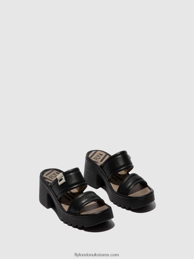 Slip-on Mules MAVA432 Women Fly London 4V24RT362 BLACK