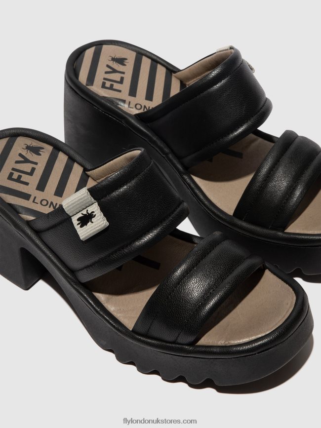 Slip-on Mules MAVA432 Women Fly London 4V24RT362 BLACK