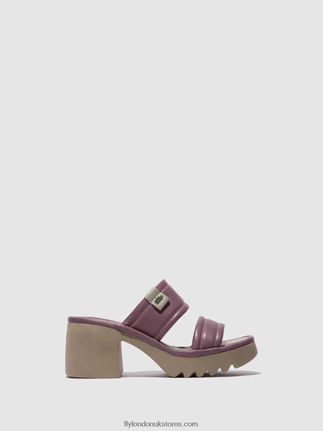 Slip-on Mules MAVA432 Women Fly London 4V24RT363 VIOLET