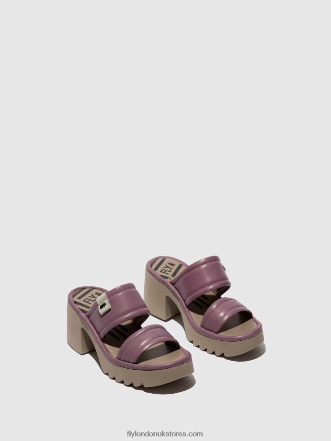 Slip-on Mules MAVA432 Women Fly London 4V24RT363 VIOLET