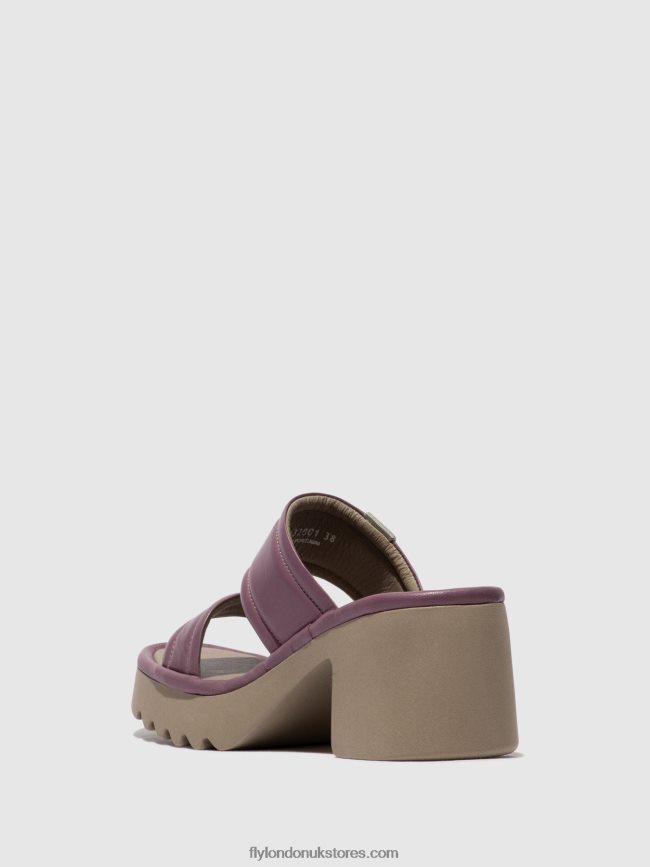 Slip-on Mules MAVA432 Women Fly London 4V24RT363 VIOLET