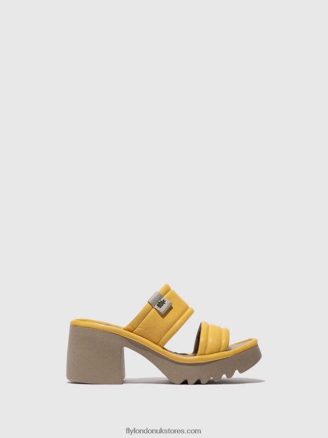 Slip-on Mules MAVA432 Women Fly London 4V24RT364 YELLOW