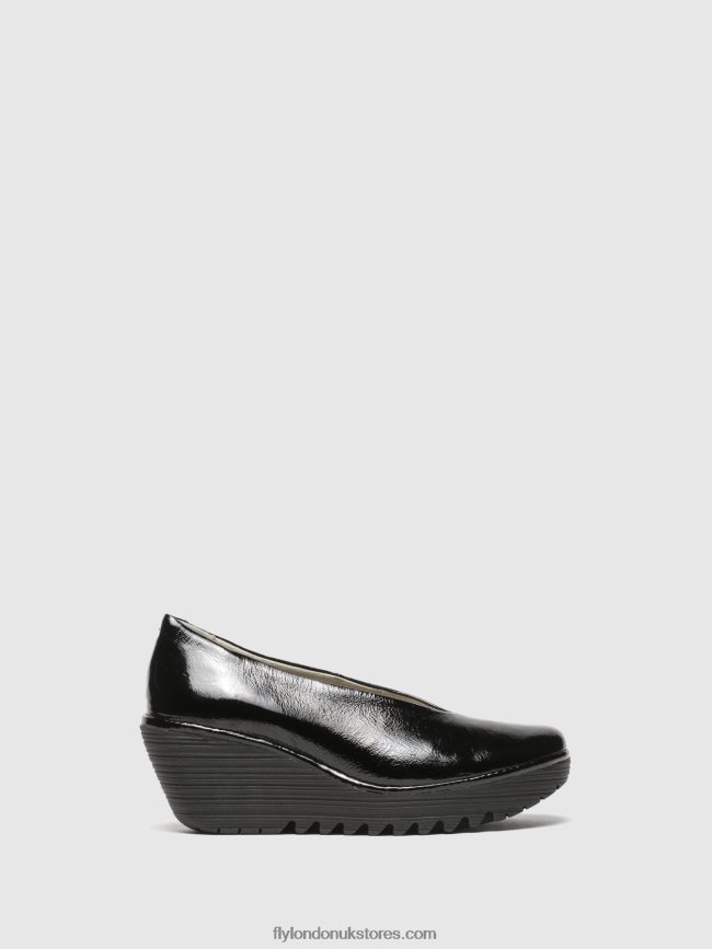 Classic Pumps Shoes YAZ LUXOR Women Fly London 4V24RT697 BLACK