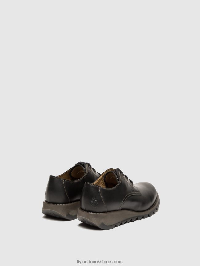 Derby Shoes SIMB389 Women Fly London 4V24RT698 BLACK