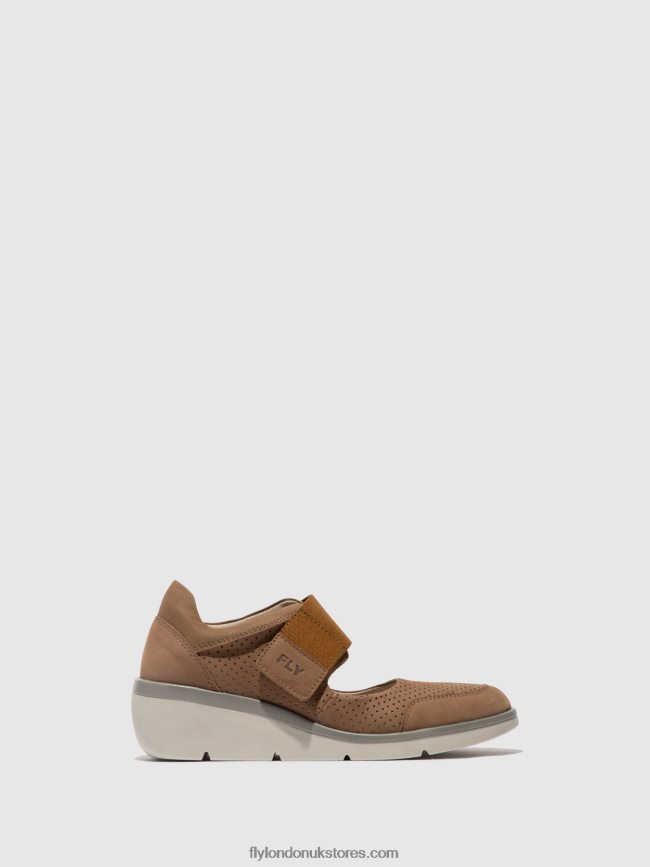 Velcro Shoes NAJE583 Women Fly London 4V24RT623 SAND