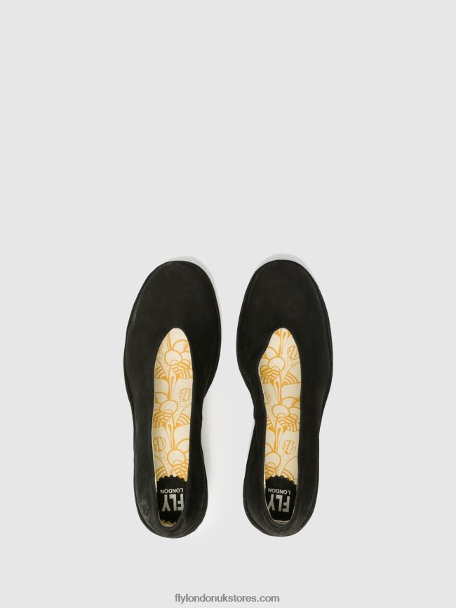 Wedge Shoes YAZ Women Fly London 4V24RT700 BLACK