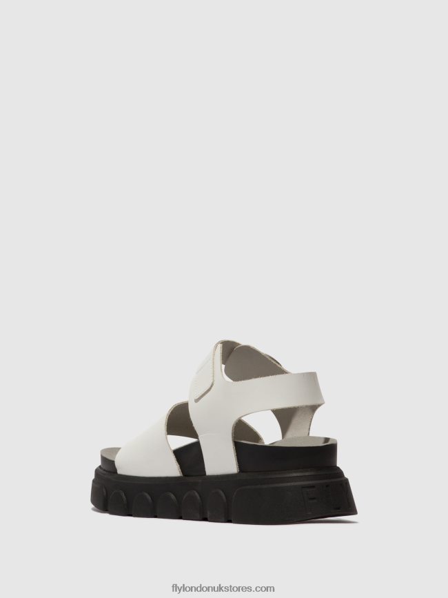 Ankle Strap Sandals CREE947 Women Fly London 4V24RT507 OFFWHITE