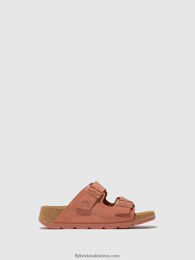 Buckle Sandals CAJA721 Women Fly London 4V24RT525 ROSE