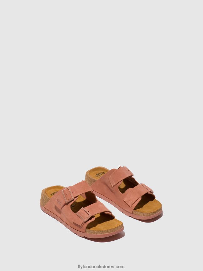 Buckle Sandals CAJA721 Women Fly London 4V24RT525 ROSE