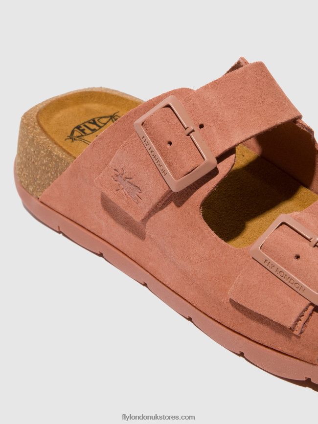 Buckle Sandals CAJA721 Women Fly London 4V24RT525 ROSE