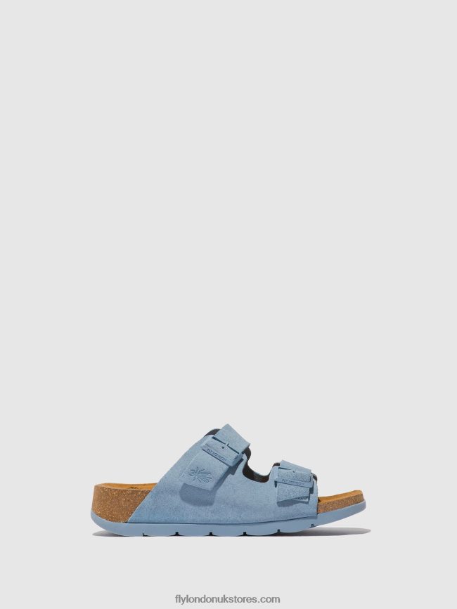 Buckle Sandals CAJA721 Women Fly London 4V24RT526 SKY