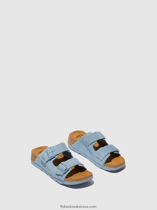 Buckle Sandals CAJA721 Women Fly London 4V24RT526 SKY