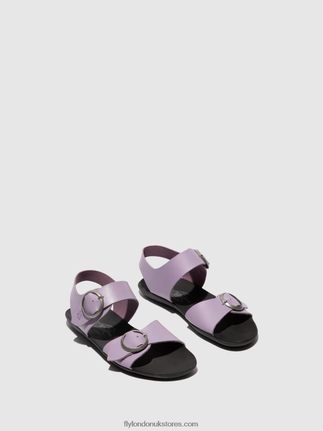 Buckle Sandals MASA757 Women Fly London 4V24RT499 PURPLE