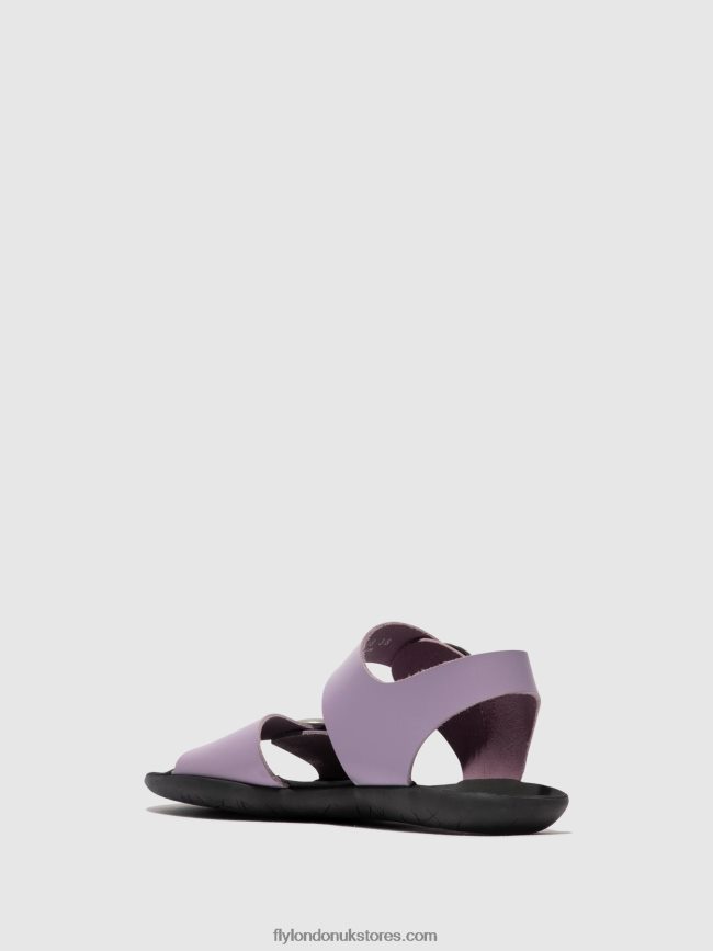 Buckle Sandals MASA757 Women Fly London 4V24RT499 PURPLE