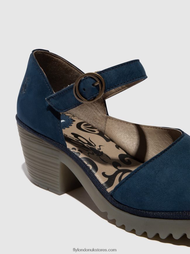 Buckle Sandals WIFO440 Women Fly London 4V24RT492 BLUE