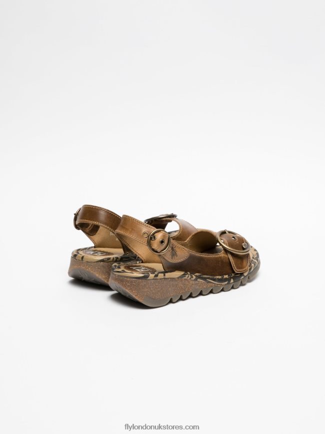 Buckle Sandals Women Fly London 4V24RT528 Peru