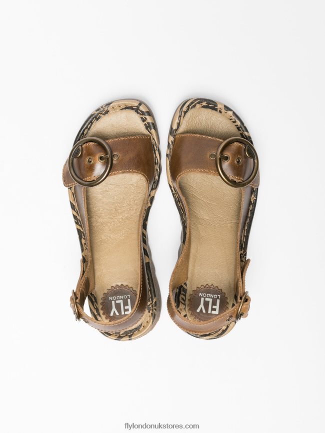 Buckle Sandals Women Fly London 4V24RT528 Peru