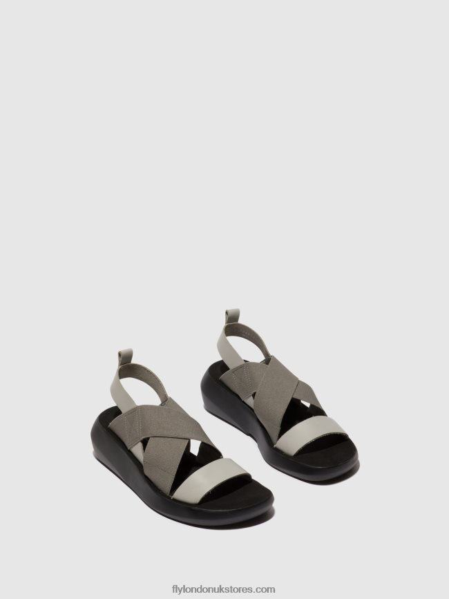Crossover Sandals BAJI848 Women Fly London 4V24RT491 CLOUD
