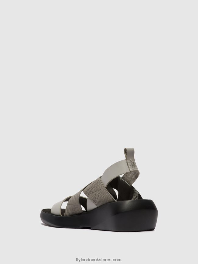 Crossover Sandals BAJI848 Women Fly London 4V24RT491 CLOUD