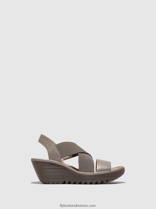 Crossover Sandals YAJI888 Women Fly London 4V24RT615 SILVER