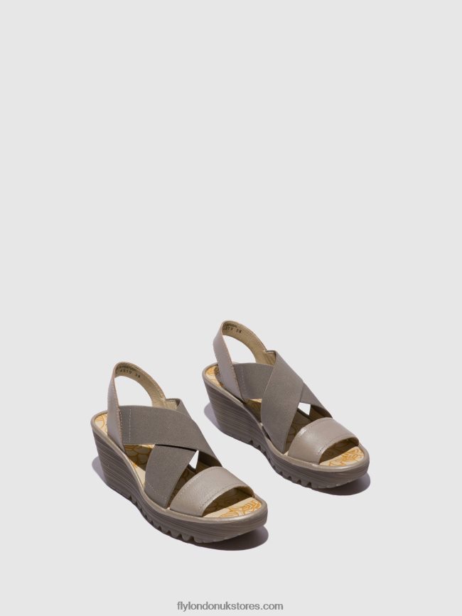 Crossover Sandals YAJI888 Women Fly London 4V24RT615 SILVER