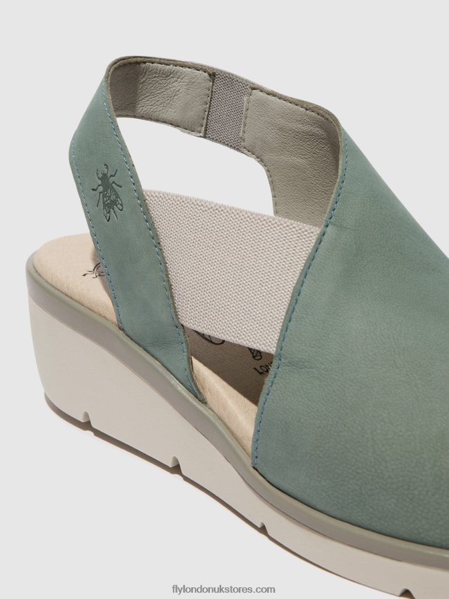 Elasticated Sandals NILY940 Women Fly London 4V24RT476 PALE BLUE