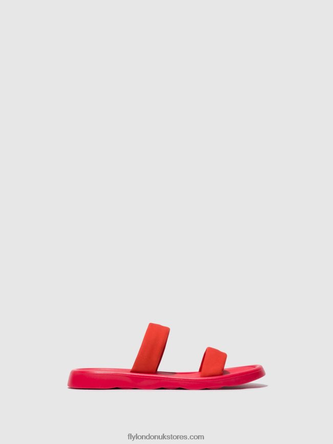 Flat Sandals TAJA872 Women Fly London 4V24RT555 DEVIL RED