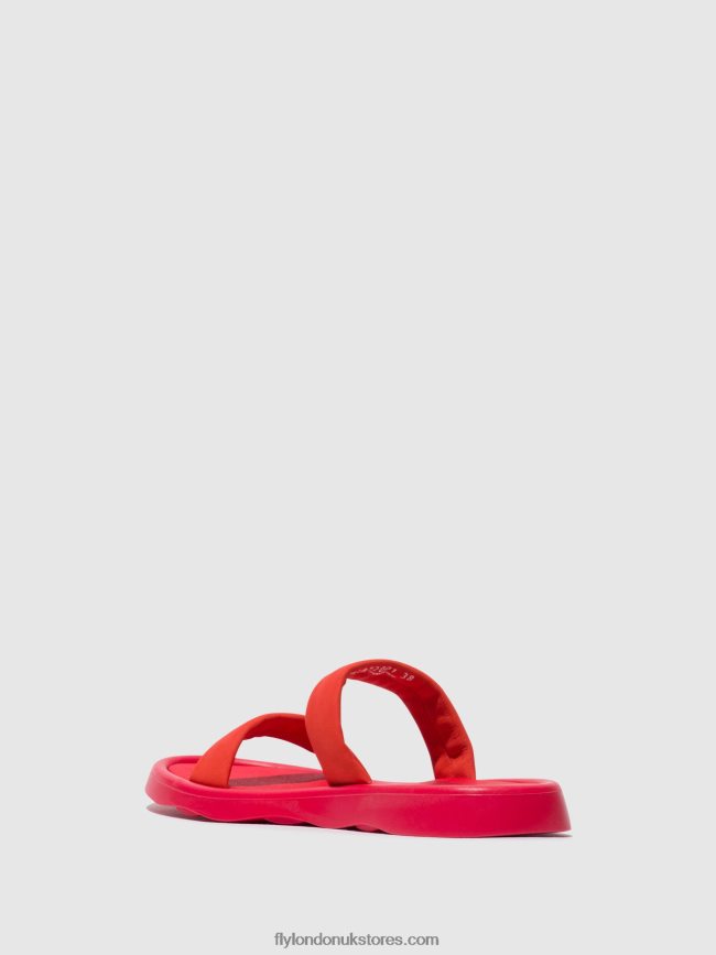 Flat Sandals TAJA872 Women Fly London 4V24RT555 DEVIL RED
