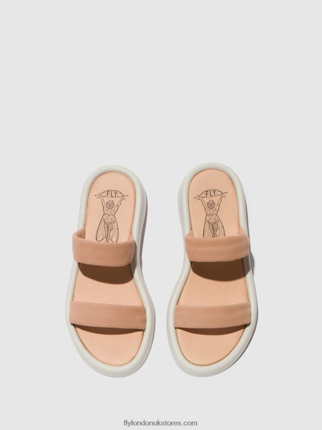 Flat Sandals TAJA872 Women Fly London 4V24RT556 NUDE PINK