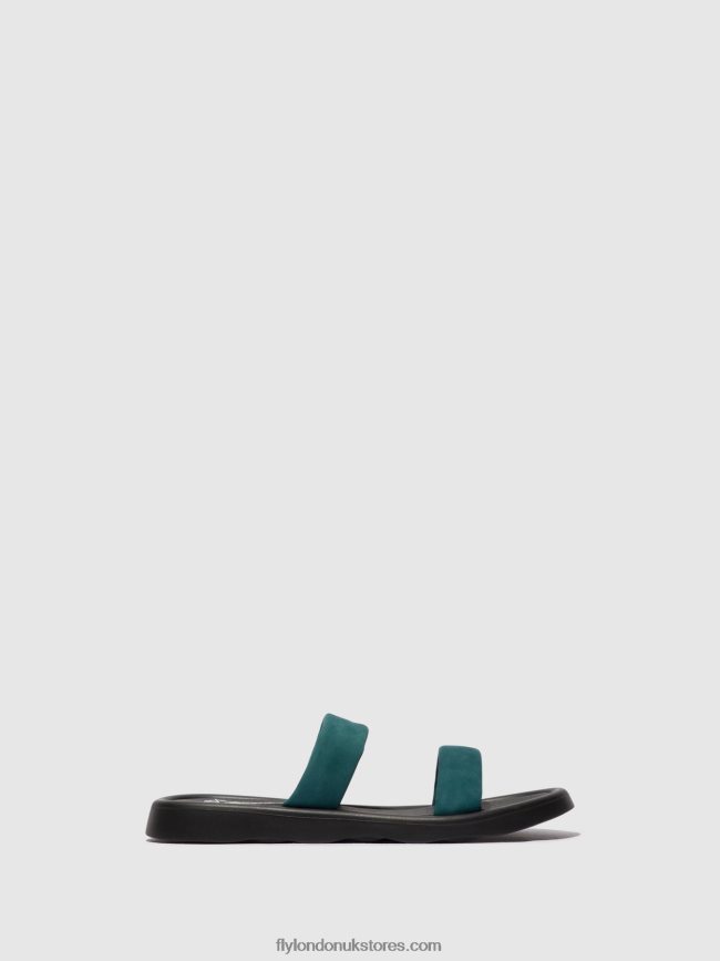 Flat Sandals TAJA872 Women Fly London 4V24RT557 TEAL