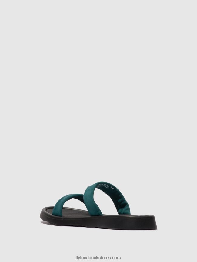 Flat Sandals TAJA872 Women Fly London 4V24RT557 TEAL