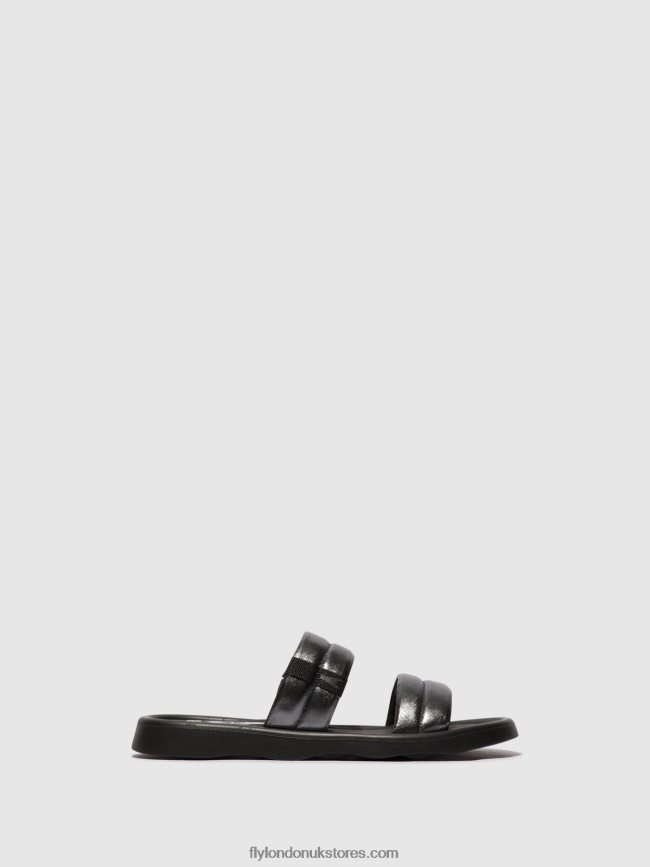 Flat Sandals TOHA942 Women Fly London 4V24RT474 GRAPHITE