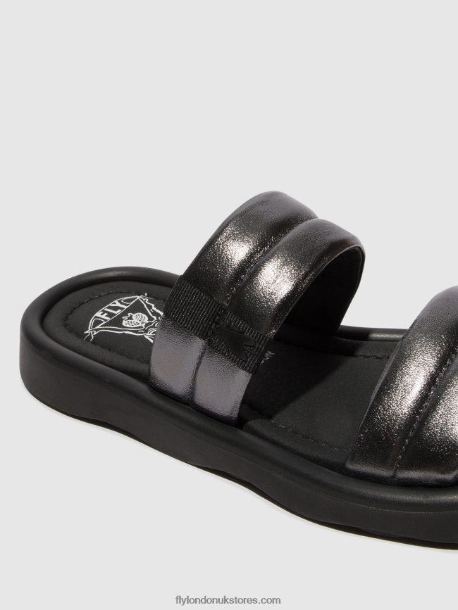Flat Sandals TOHA942 Women Fly London 4V24RT474 GRAPHITE