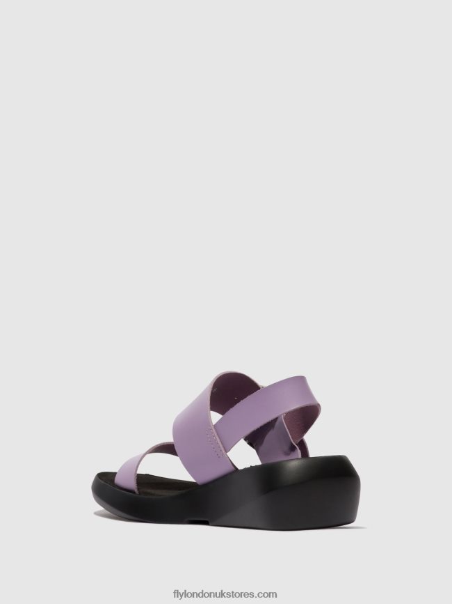 Sling-Back Sandals BANI739 Women Fly London 4V24RT470 VIOLET