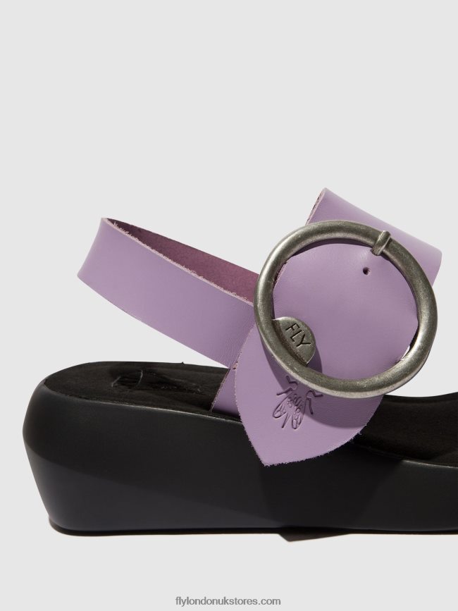 Sling-Back Sandals BANI739 Women Fly London 4V24RT470 VIOLET