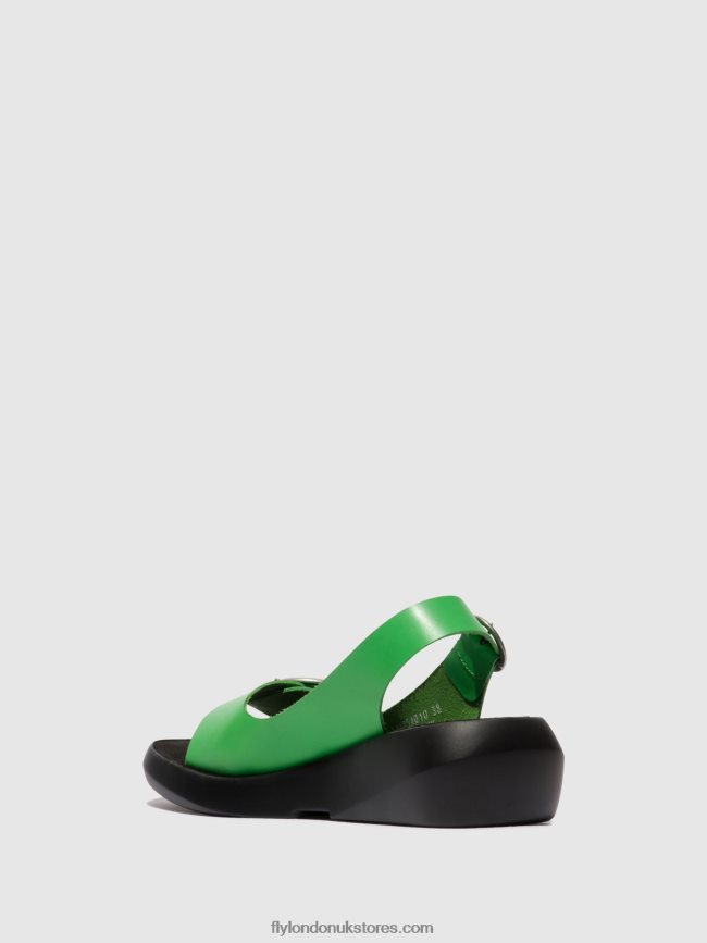 Sling-Back Sandals BERK754 Women Fly London 4V24RT467 AVOCADO