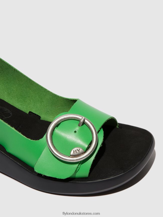 Sling-Back Sandals BERK754 Women Fly London 4V24RT467 AVOCADO