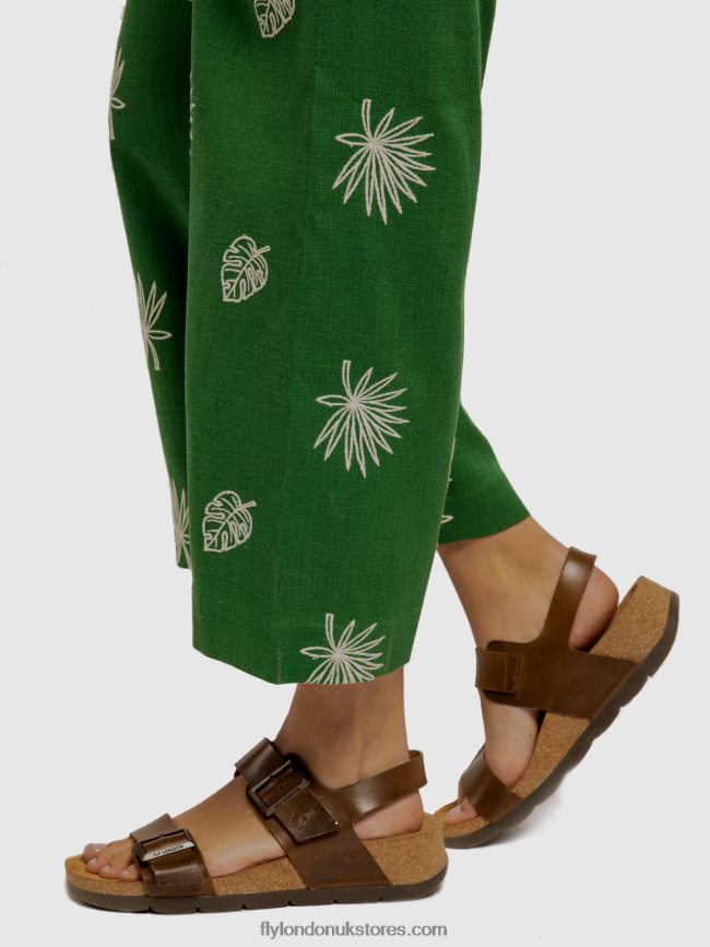 Sling-Back Sandals CEKE722 Women Fly London 4V24RT583 CAMEL